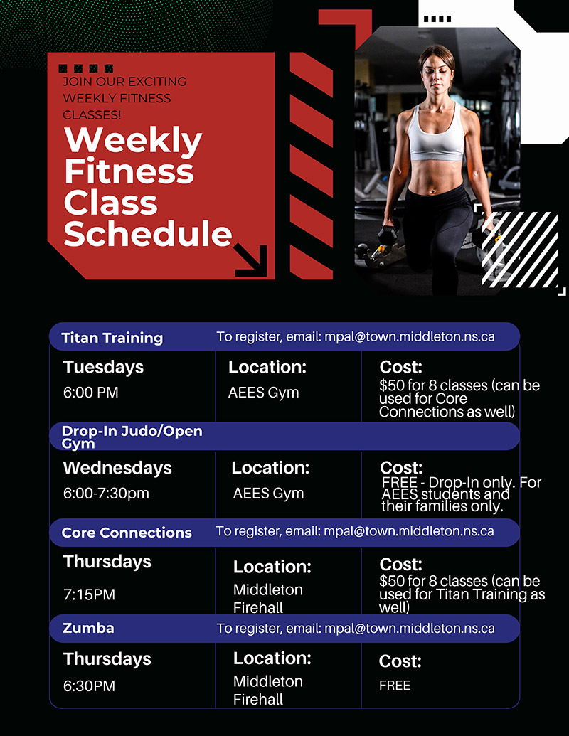 Weekly Fitness Schedule