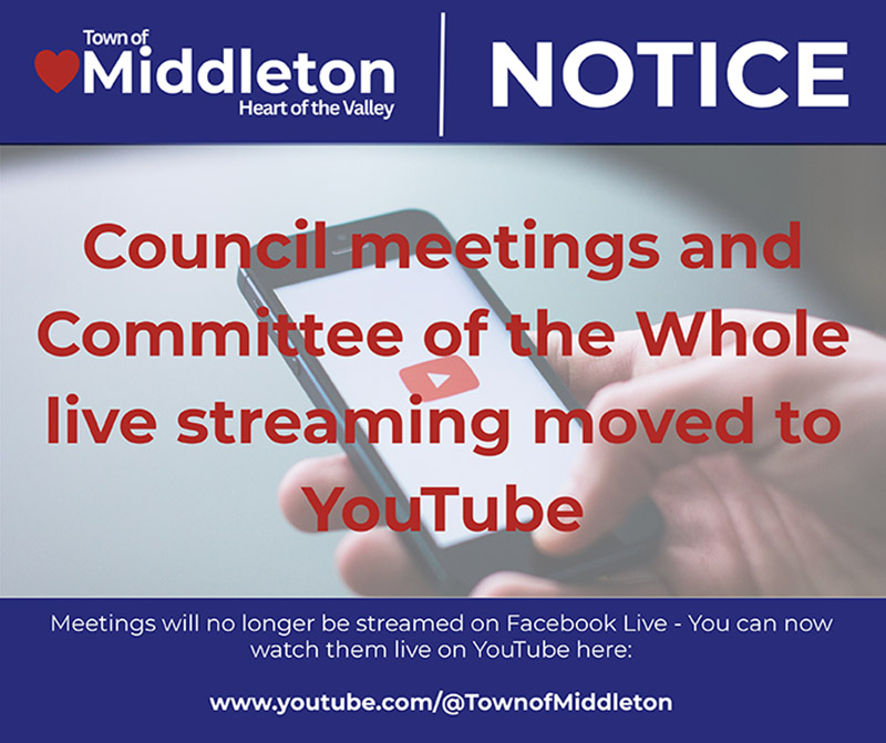 YouTube Streaming Notice